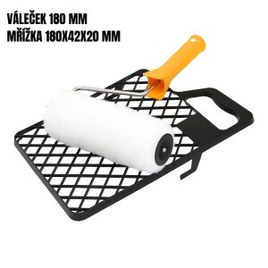 Levior Malířská sada - váleček 180 mm a mřížka 180x42x20 mm(25/krt)