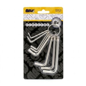 Sada imbus klíčů na kroužku (1,5-6mm)-8 ks