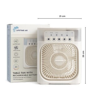 Stolní ventilátor s vodní mlha 4.5l USB (6/krt)