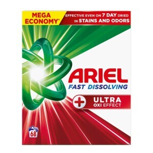 Ariel Plus prášek Oxi 3.74kg/68PD BOX