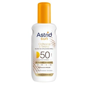 Astrid Sun 150ml Mléko Na Opalování Bronz Sprej OF50