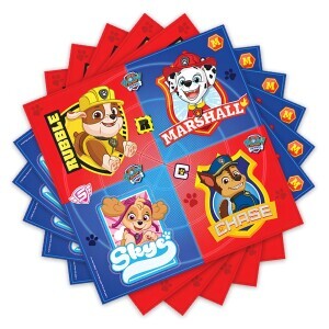 Ubrousky 33*33cm Paw Patrol 16ks (6/krt)