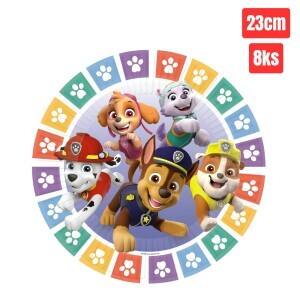 Talíř 23cm Paw Patrol 8ks (12/krt)