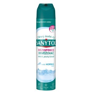 Sanytol 300ml Dezinfekce osvěžovač vzduchu horská (12/krt)