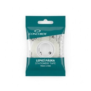 Concorde Lepicí páska 1,5*33m transparent (10/bal 600/krt)