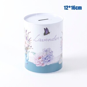 Pokladnička plechová 12*16cm Home (48/krt)