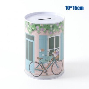 Pokladnička plechová 10*15cm Bike (6/bal 48/krt)