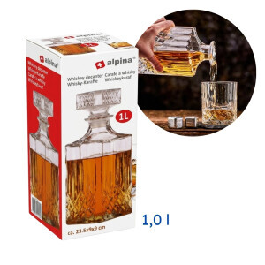 Alpina Láhev na whisky 0.8l (12/krt)