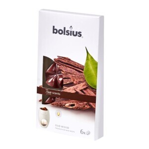 Bolsius Svíčka Waxmelts 6ks Oud Wood (8/krt)