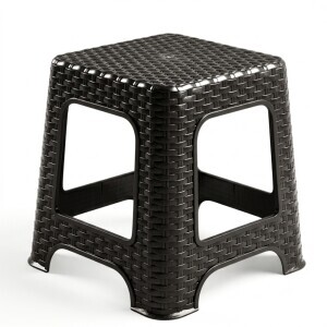 P.Forte Stolička plast Rattan Black