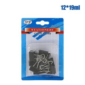 Klip kancelářský Black 12*19mm (12/bal 480/krt)