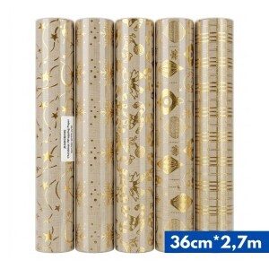 Vánoční dekorační role 36cm*2,7m (96/krt) 