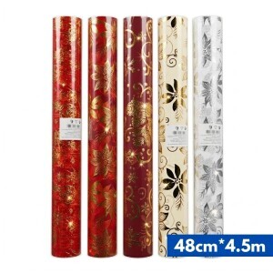 Vánoční dekorační role 48cm*4.5m (60/krt) 