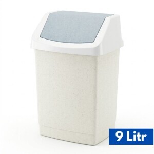 Curver Odpadkový koš 9l sv. šedá (12/krt)