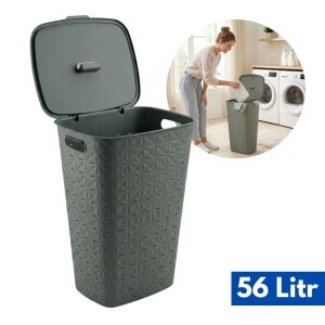 Curver Koš na prádlo Softex 56l sv. modrá (6/krt)