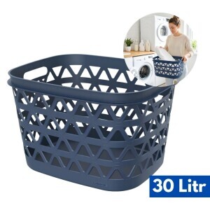 Curver Košík na prádlo Oceana 30l tm. modrá (6/krt)