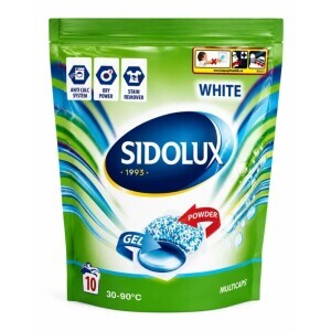Sidolux Prací kapsle 10ks White (12/krt)