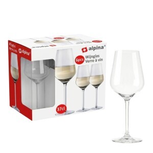 Alpina Sklenice na víno 370ml 6ks (4/krt)