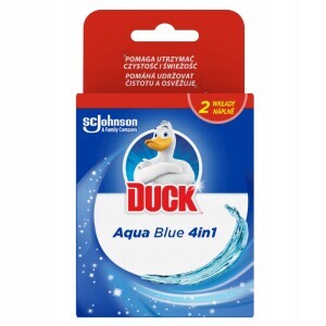 Duck WC závěs 36g Aqua Blue 4in1 DUO náplň (10/krt)