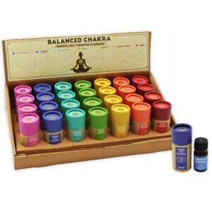 Vonné olejíčky 15ml 7vůní MIX Balanced Chakra (28/bal 112/krt)
