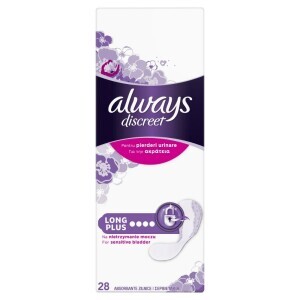 Always Vložky Discreet Long Plus 28ks (4/krt)