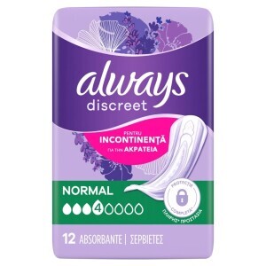 Always Vložky Discreet Normal 12ks (4/krt)