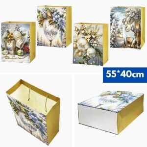 Vánoční dárková taška "XL" (12/bal 180/krt)