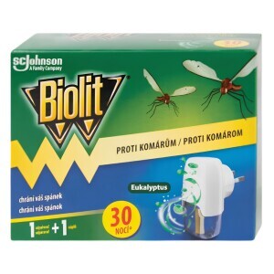 Biolit Elek.odpařovač komplet 21ml eukalyptus 30 nocí 