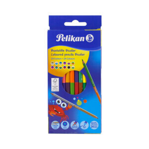 Pelikan Pastelky Bicolor 12ks/24barev (10/bal 120/krt)