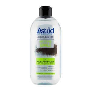 Astrid 400ml Pleť. Čistící Micelární Voda Aktivní Uhlí (6/krt)