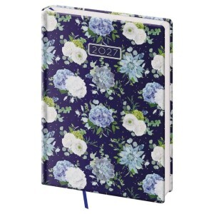 Helma Kalendář Diář denní A5 Vario Lyra - Floral
