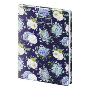 Helma Kalendář Diář týdenní kapesní A7 Vario - Lyra Floral