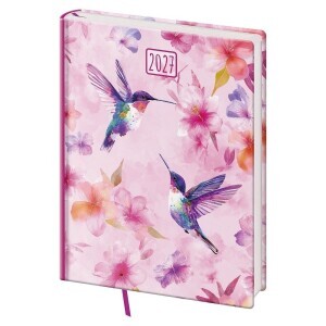 Helma Kalendář Diář denní B6 Vario Lyra - Colibri