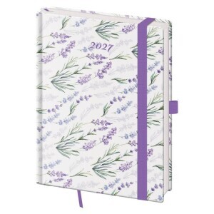 Helma Kalendář Diář týdenní B6 Vario - Lavender s gumičkou