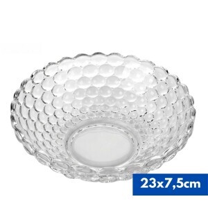 Miska skleněná 23*7.5cm (16/krt)