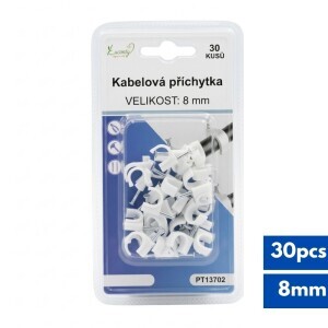 Kabelová příchytka 8mm/30ks (24/bal 288/krt)