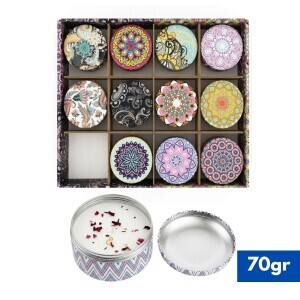 Svíčka v dóze 70g (12/bal 240/krt)