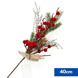 Vánoční větvička 50cm (80/krt 480/krt)