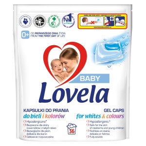 Lovela Baby gelové kapsle na praní 36ks(6/krt)
