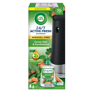 Airwick 228ml Freshmatic komplet Dub a santalové dřevo (4/krt)
