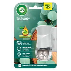 Airwick 19ml Electric komplet Eukalyptus a cedrové dřevo(6/krt)