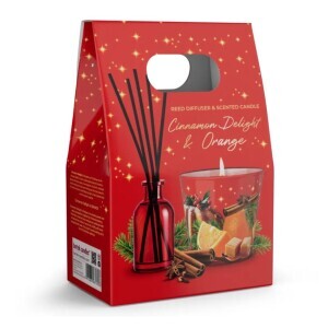 Bartek Dár.sada 115g Svíčka+50ml Vonné tyčinky Orange (6/krt)
