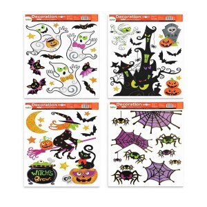Wiky Nálepka okenní 41*29cm Halloween (144/bal 288/krt)