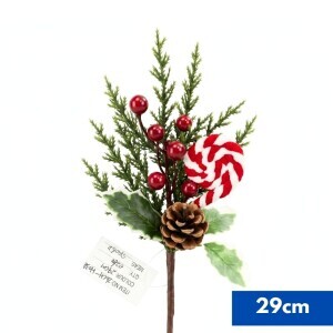 Vánoční větvička 29cm (240/bal 720/krt)