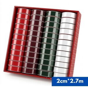 Vánoční stuha 2cm*2.7m (48/bal 576/krt)