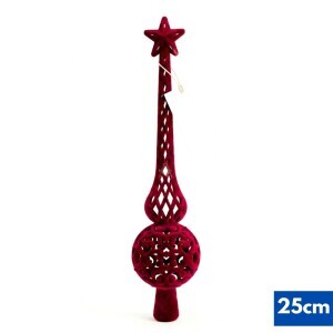 Vánoční dekorace na strom 25cm (300/krt)
