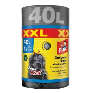 Fino Sáčky Do Koše Zatahovací Zeus Flex 40L/32Ks (8/krt)