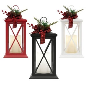 LED Dekorace na baterie 10*22cm 3ass (60/krt)