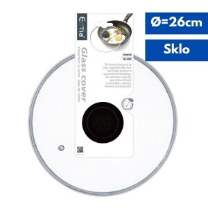 Poklice skleněná 26cm (24/krt)