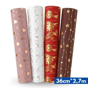Vánoční dekorační role 36cm*2,7m (96/krt)
